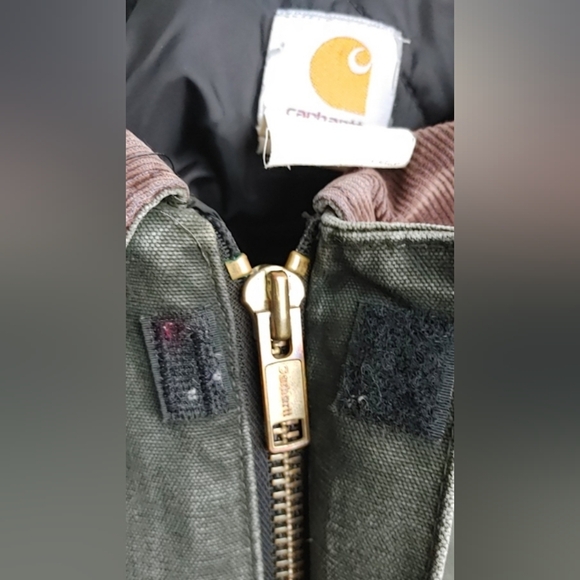 Vtg 2003 Carhartt C03 HTG Moss Green Quilt Lined Arctic Duck Barn Coat Jacket X - Picture 7 of 9